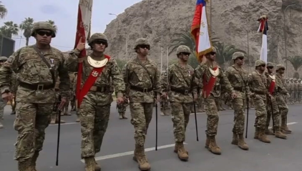 Cien Águilas se suma a celebración por las Glorias del Ejército en Arica